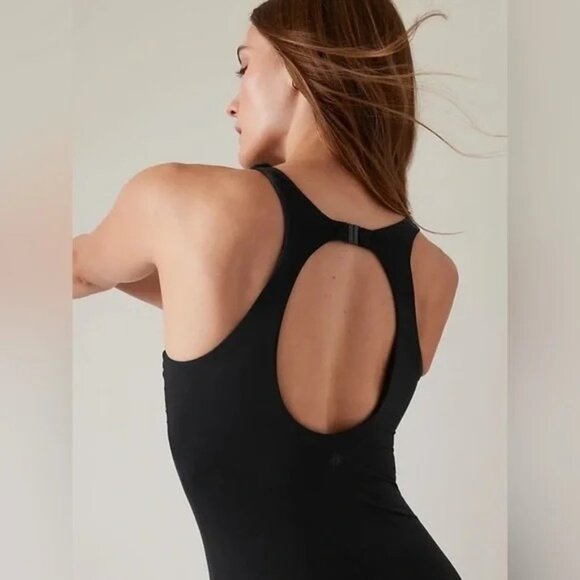 Athleta Black Maldives One Piece Swimsuit Medium - Picture 3 of 8